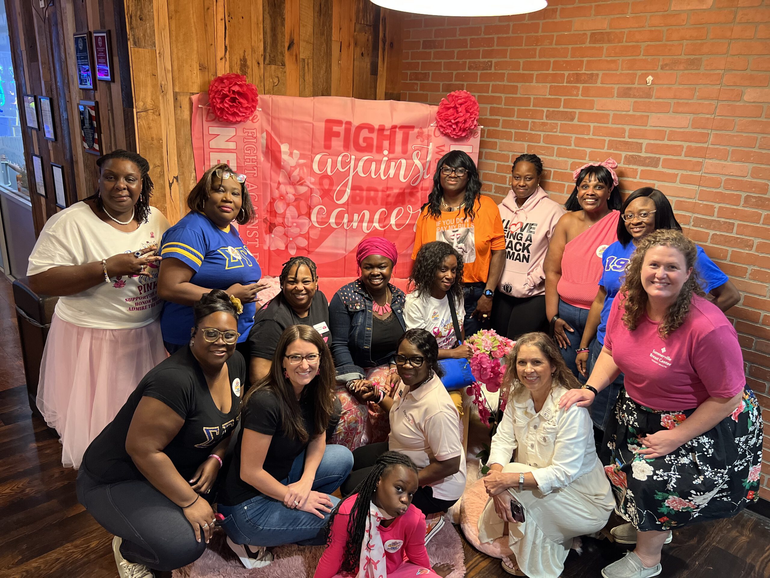 Fight against cancer volunteer group